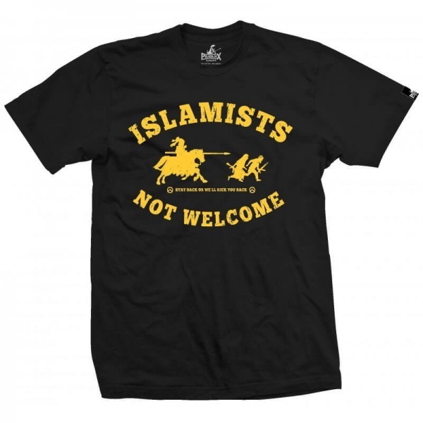 Herrenshirt: Islamists not welcome!