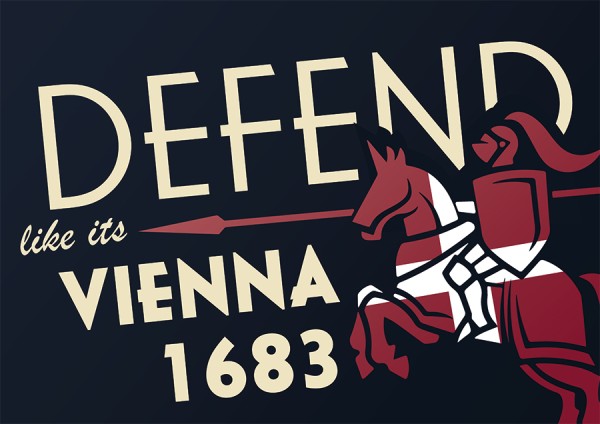 Aufkleber: Defend Vienna (50 Stück)