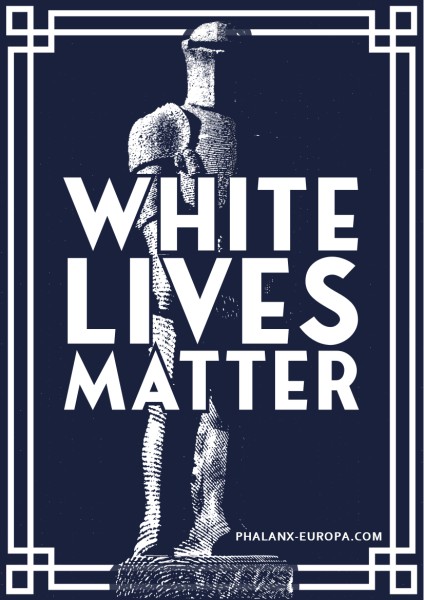 Aufkleber: White Lives Matter (50 Stück)