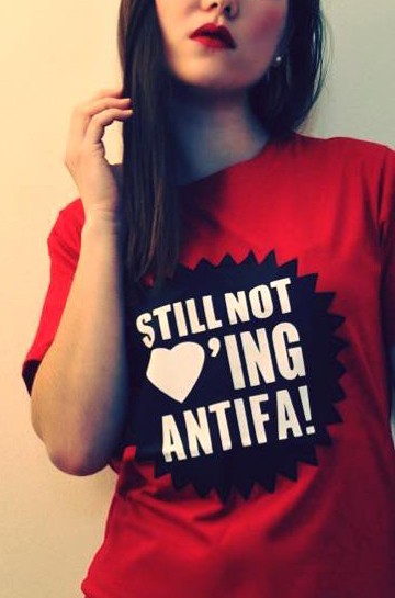 Damenshirt: Still not loving Antifa