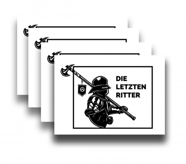 Aufkleber: Die letzten Ritter (50 Stück)