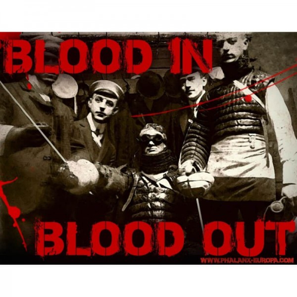 Aufkleber: Blood in Blood out