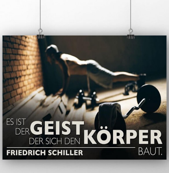 Poster: Körper & Geist